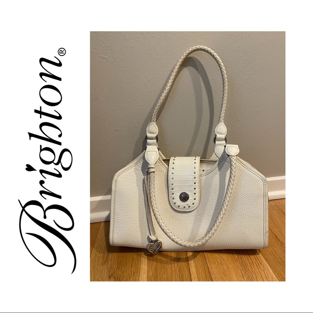 NIB Vintage Brighton Pebbled Leather Satchel